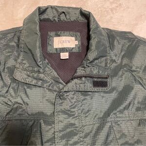J. Crew Men's Lightweight Ripstop Jacket in Olive Green